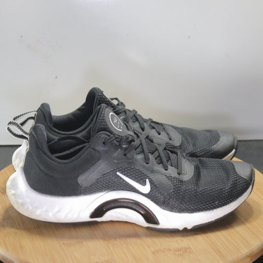 Nike Renew In-Season TR Low Size 7.5 Womens 008246 Black White Running Sneakers