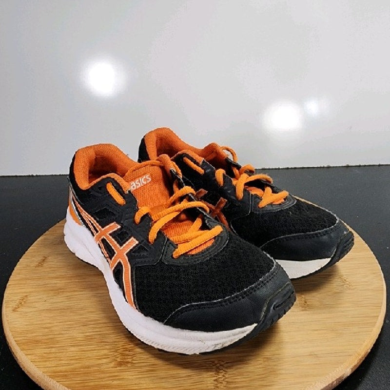 ASICS Jolt 3 Low Sz 5 Womens 009286 Black Orange Running Athletic Sneakers Shoes