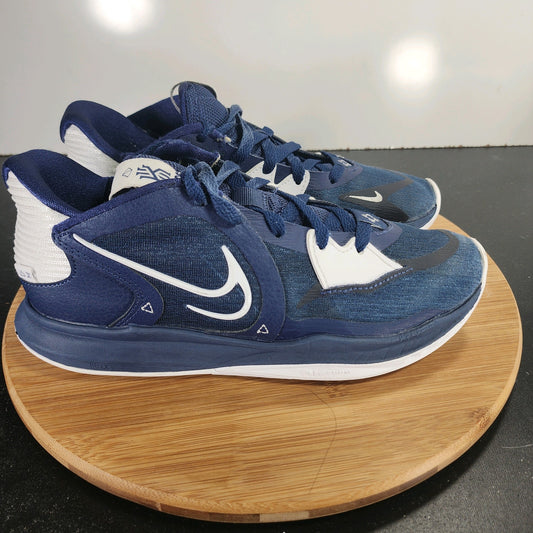 Nike Kyrie 5 TB Low Sz 7 Youth=8.5Womens 009740 Blue Mesh Basketball Sneakers