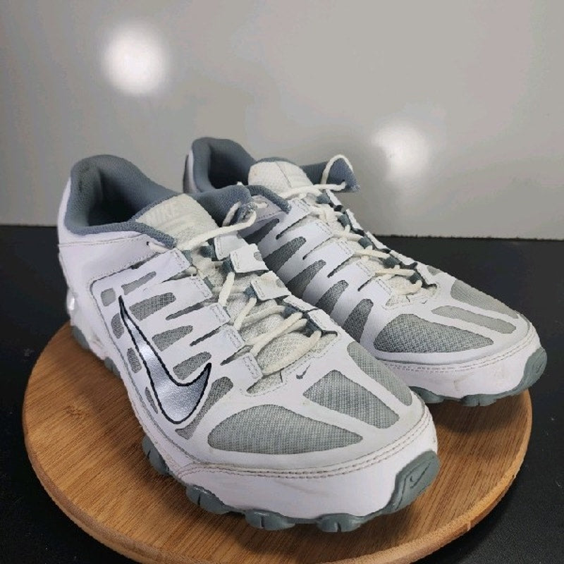 Nike Reax TR 8 Low Sz 13 Mens 008912 Pure White Gray Running Training Sneakers