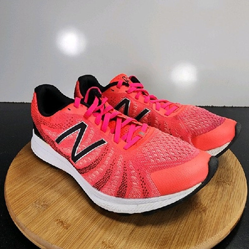 New Balance Vazee Rush Low Sz 12 Womens 009318 Coral Pink Black Running Sneakers