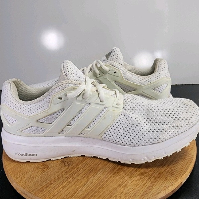 adidas Energy Cloud WTC Low Sz 12Mens 009277 Triple White Running Sneakers Shoes