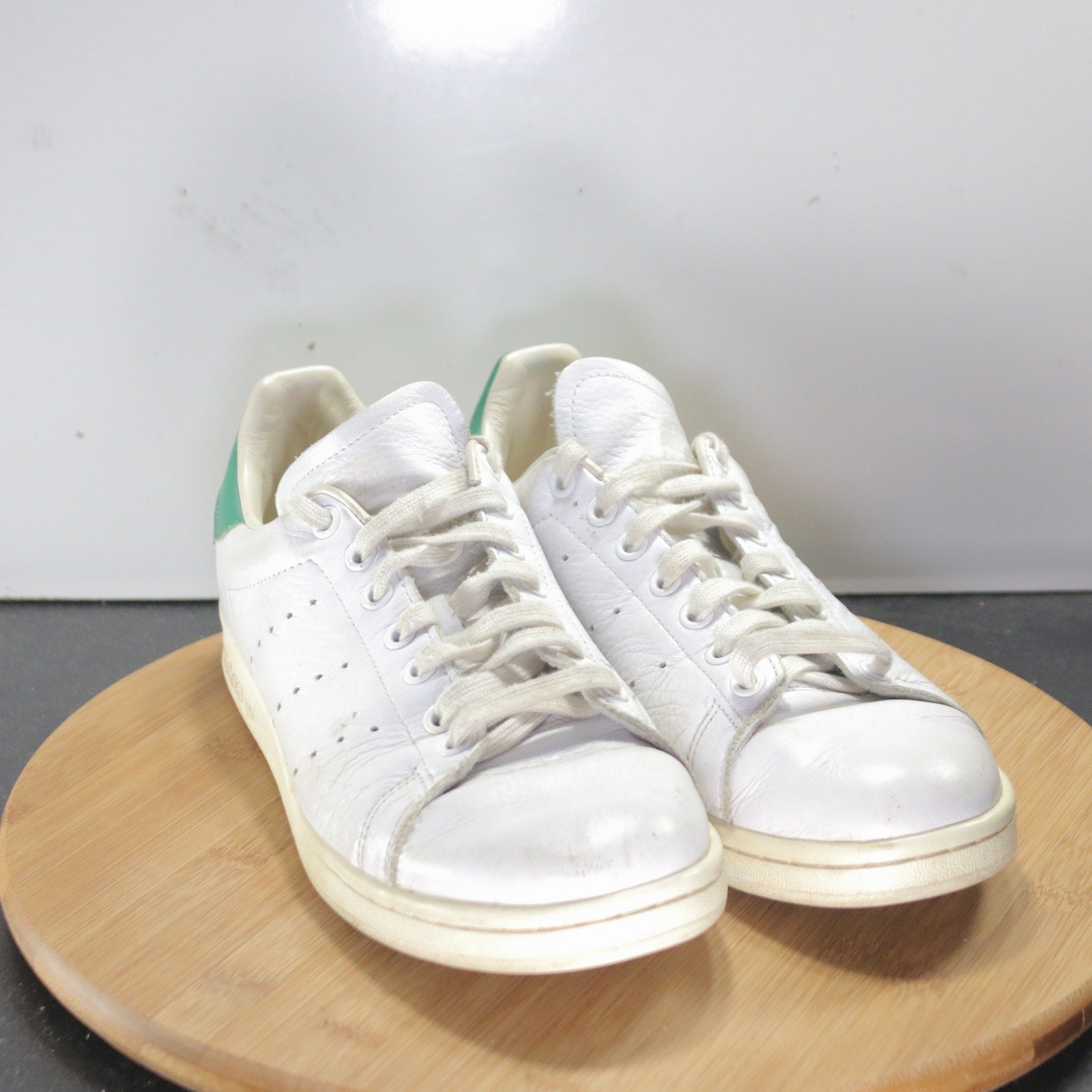 adidas Stan Smith Low Size 8 Mens 008382 White Green Running Athletic Sneakers