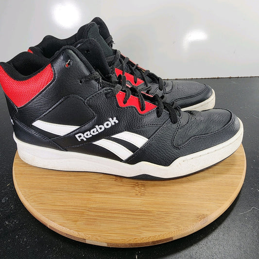 Mens Reebok Royal BB 4500 Hi Sz 12 009814 Black Red Leather Basketball Sneakers