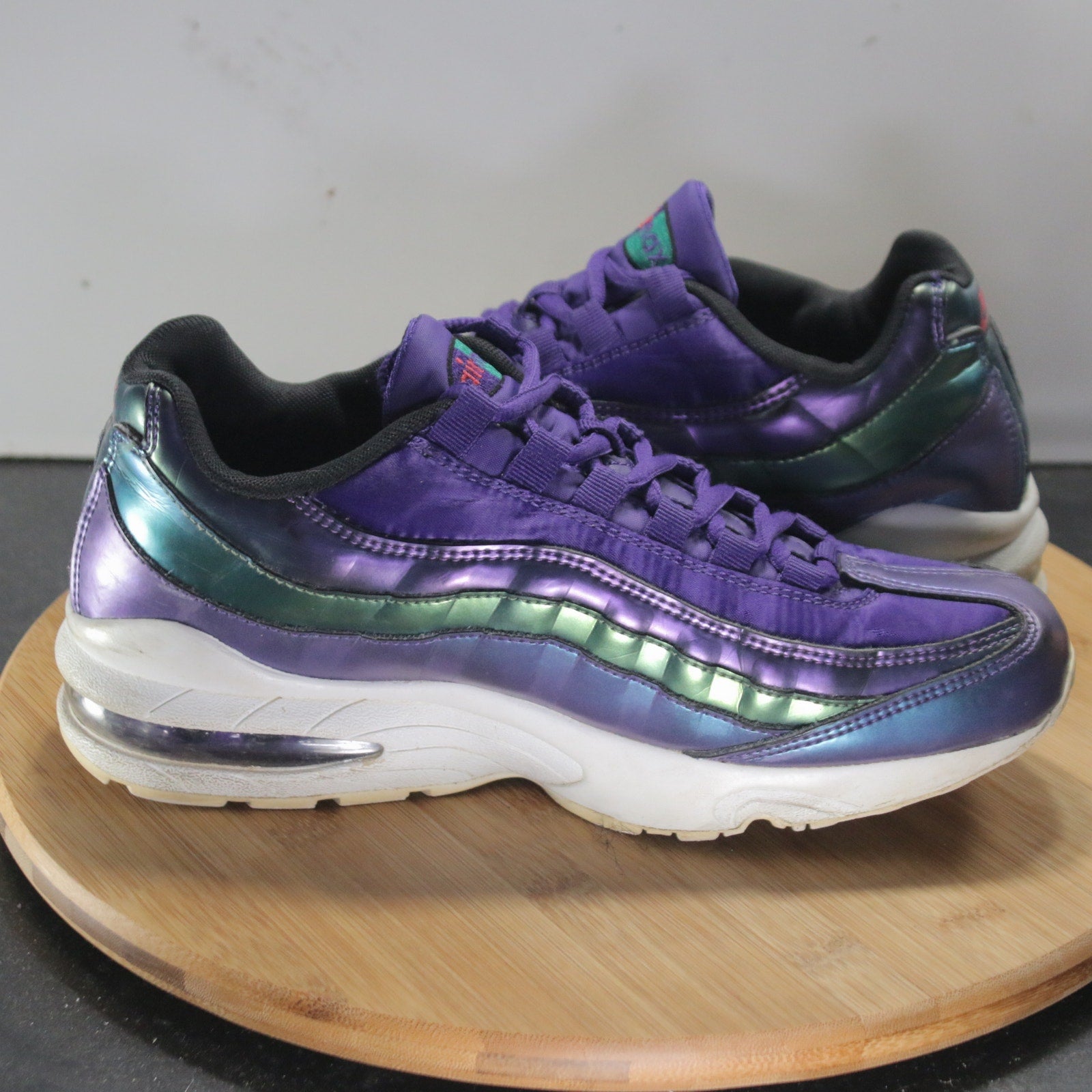 Nike Air Max 95 Low Sz 7 Youth=8.5Womens 008796 Purple Blue Athletic Sneakers