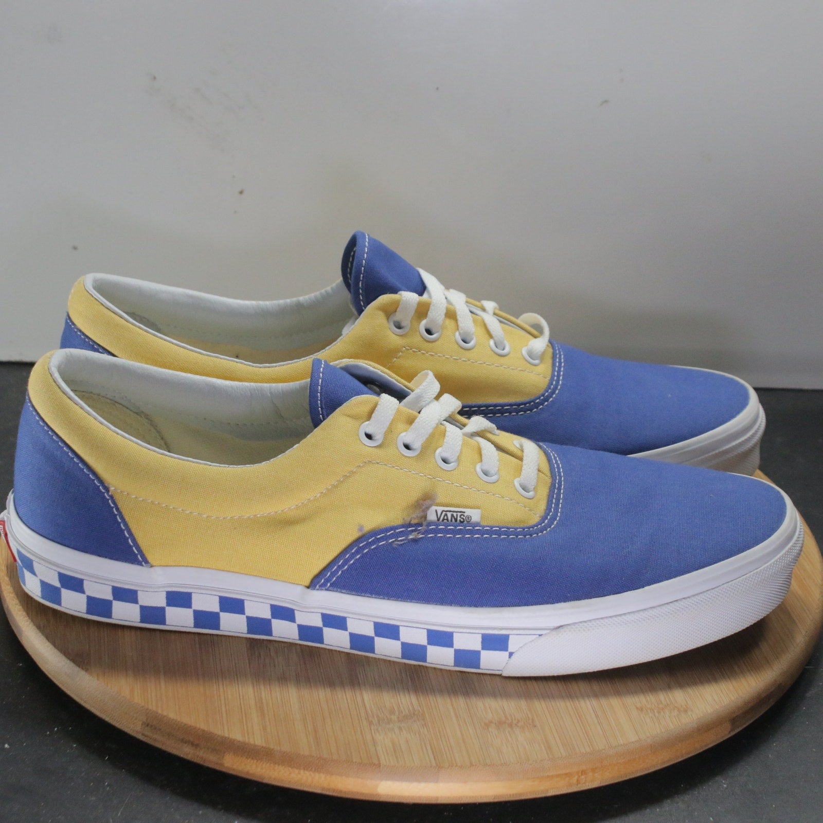 VANS Era BMX Low Size 13 Mens 008591 Blue Yellow White Skateboarding Sneakers