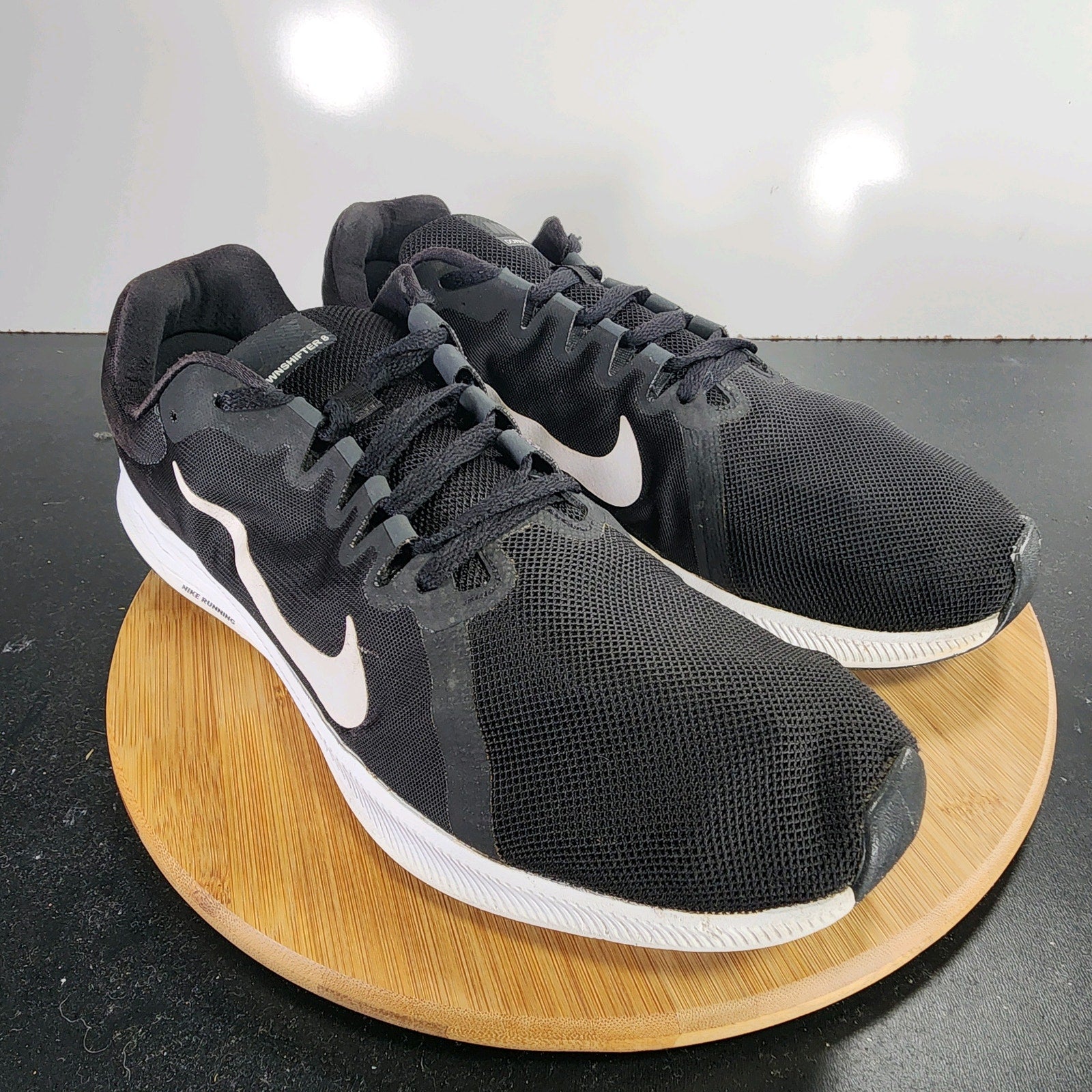 Nike Downshifter Sz 14 Mens 009461 Black White Running Trainers Sneakers Shoes