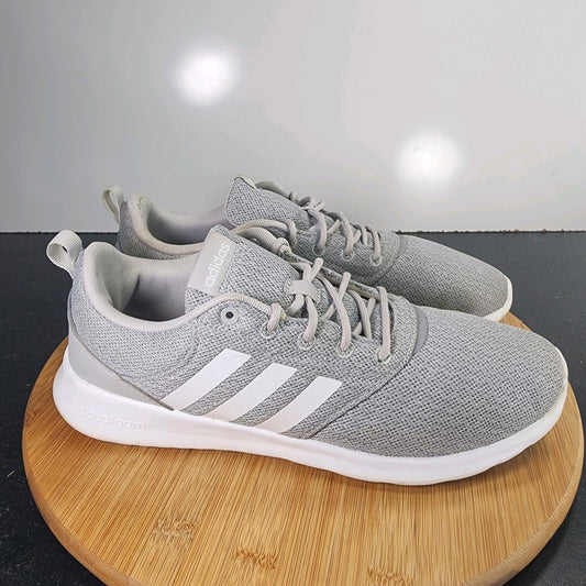 Women's Adidas Cloudfoam Low Sz 9.5 010173 Gray Mesh Running Training Sneakers