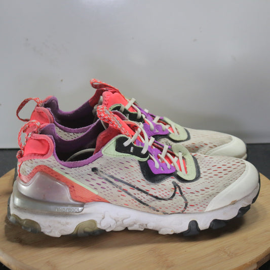 Nike React Vision Sz 7youth=8.5womens 008290 Barely Volt Pink Running Sneakers