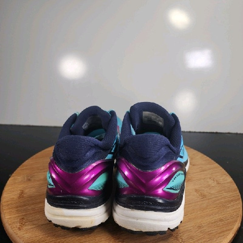 Brooks Transcend 4 Low Sz 8.5Womens 008962 Blue Purple Running Athletic Sneakers