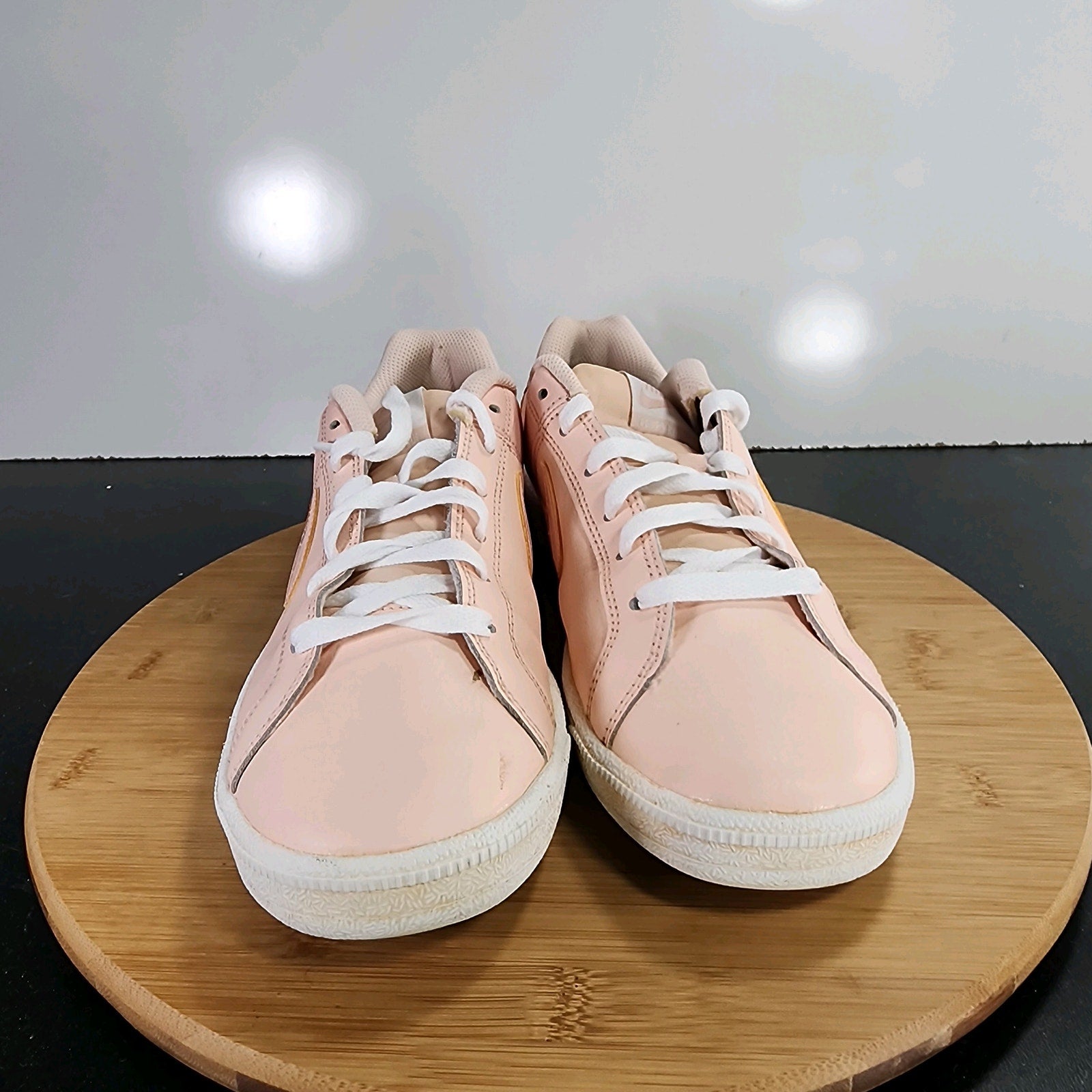 Nike Court Royale Sz 9 Womens 009566 Washed Coral Pink Leather Casual Sneakers