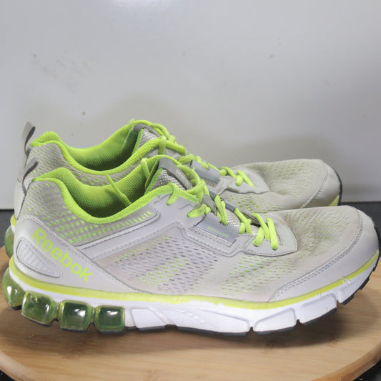 Reebok Fitframe Dynamic Low Sz 10Womens 008281 Neon Yellow Gray Running Sneakers