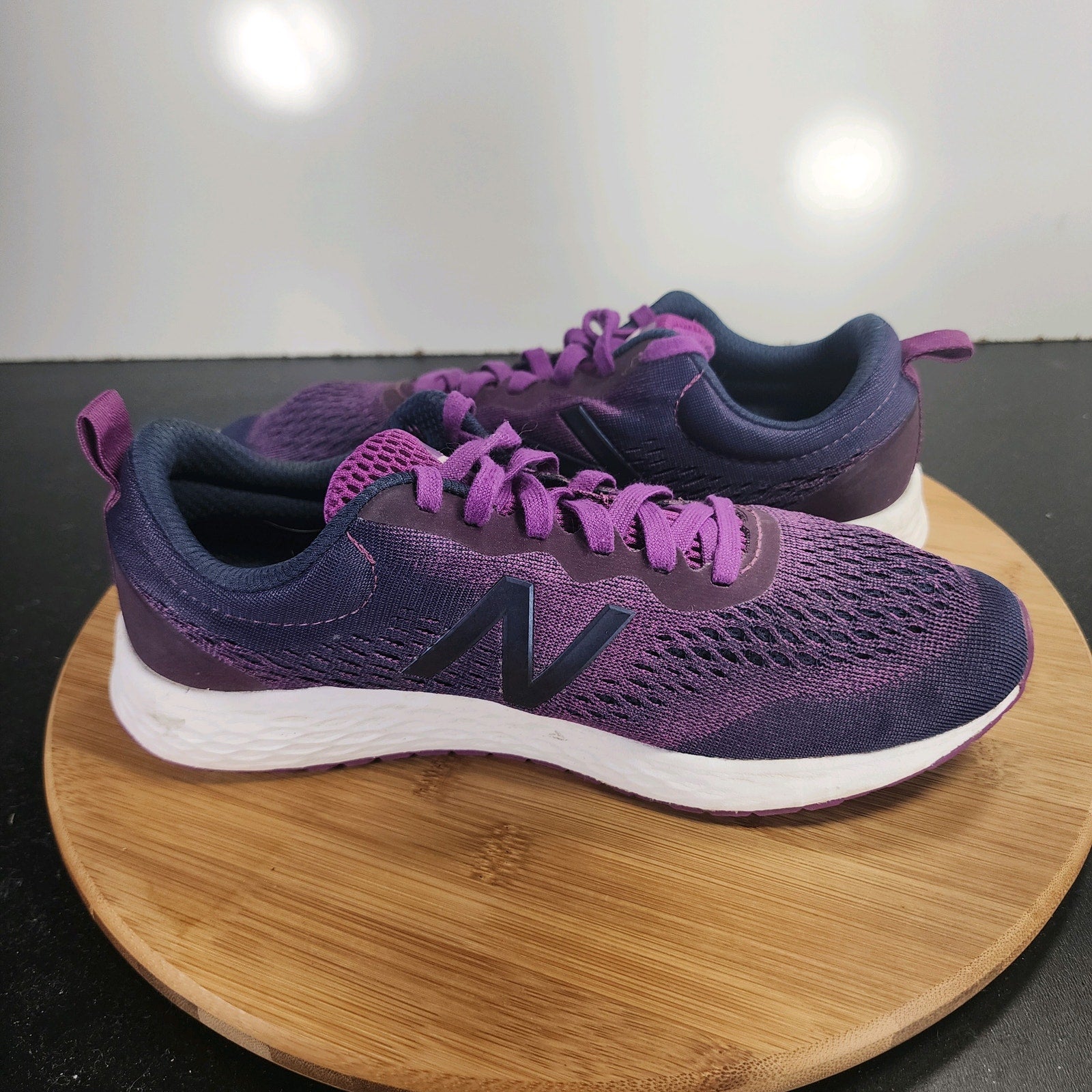 New Balance Fresh Foam Arishi Sz 7.5 Womens 009652 Purple Running Sneakers Shoes