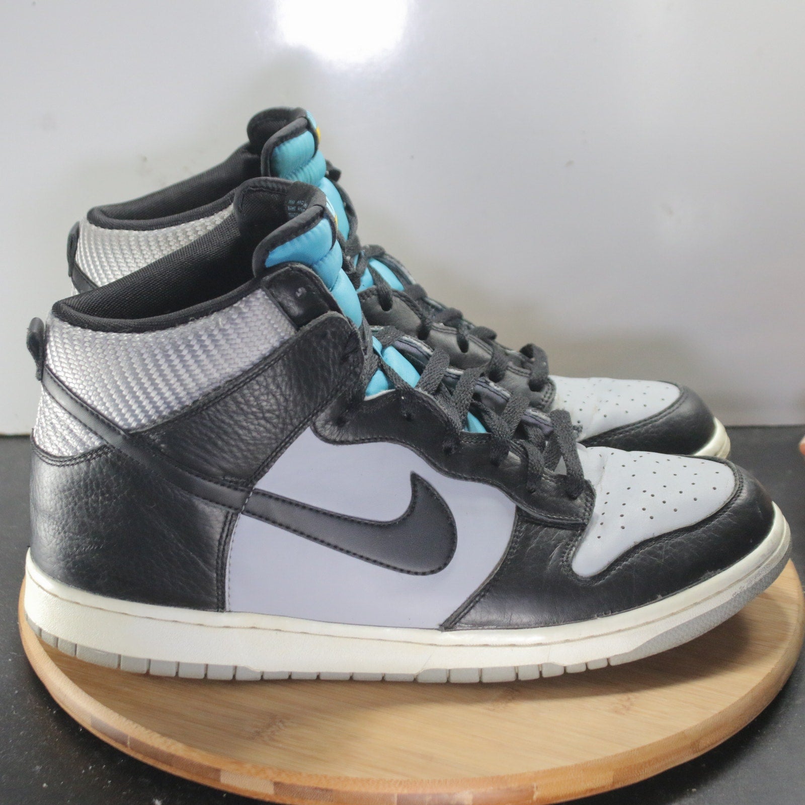 Nike SB Dunk High Washinton 13 Mens 008545 Black White Blue Basketball Sneakers