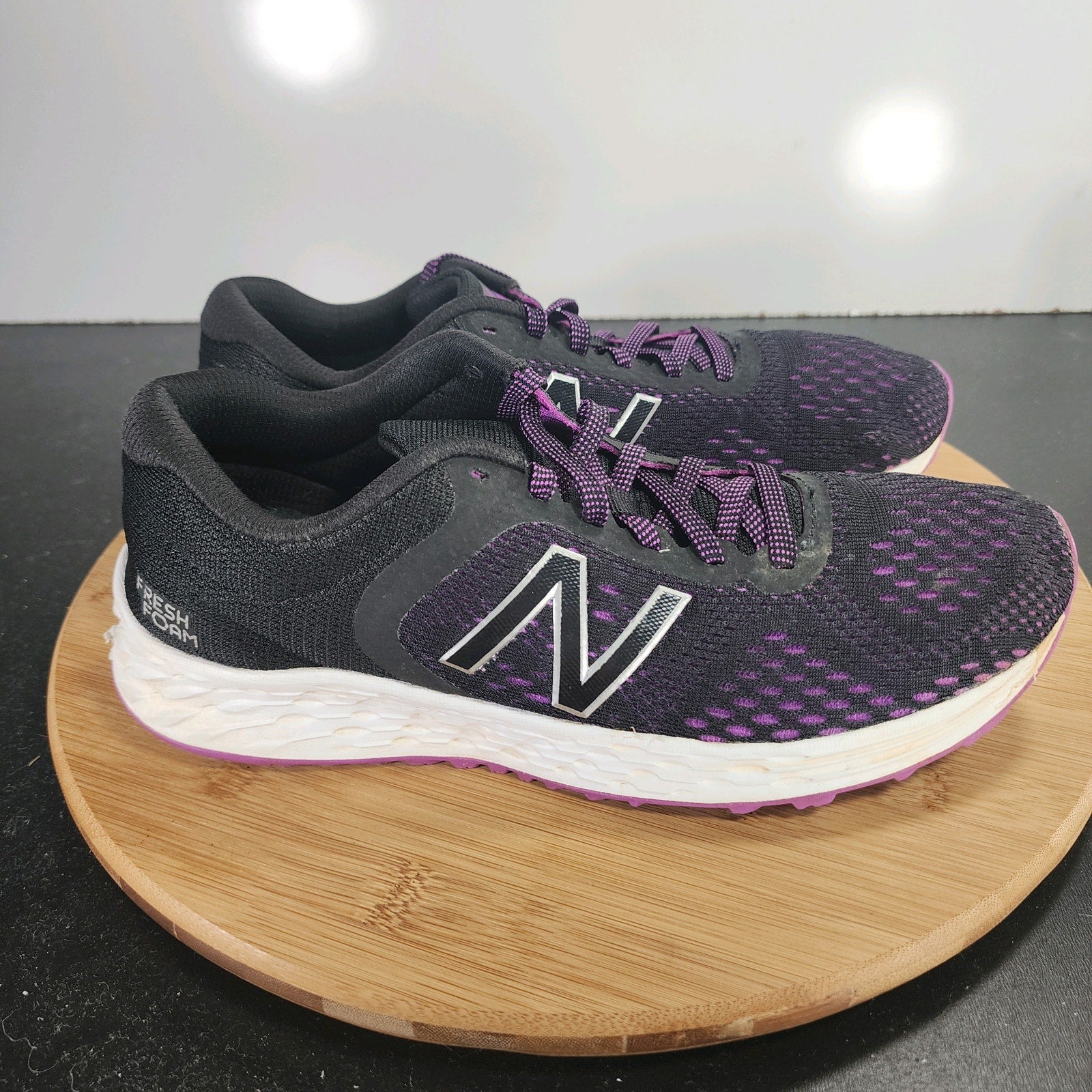 New Balance Fresh Foam Arishi Sz 8.5 Womens 009735 Black Mesh Running Sneakers