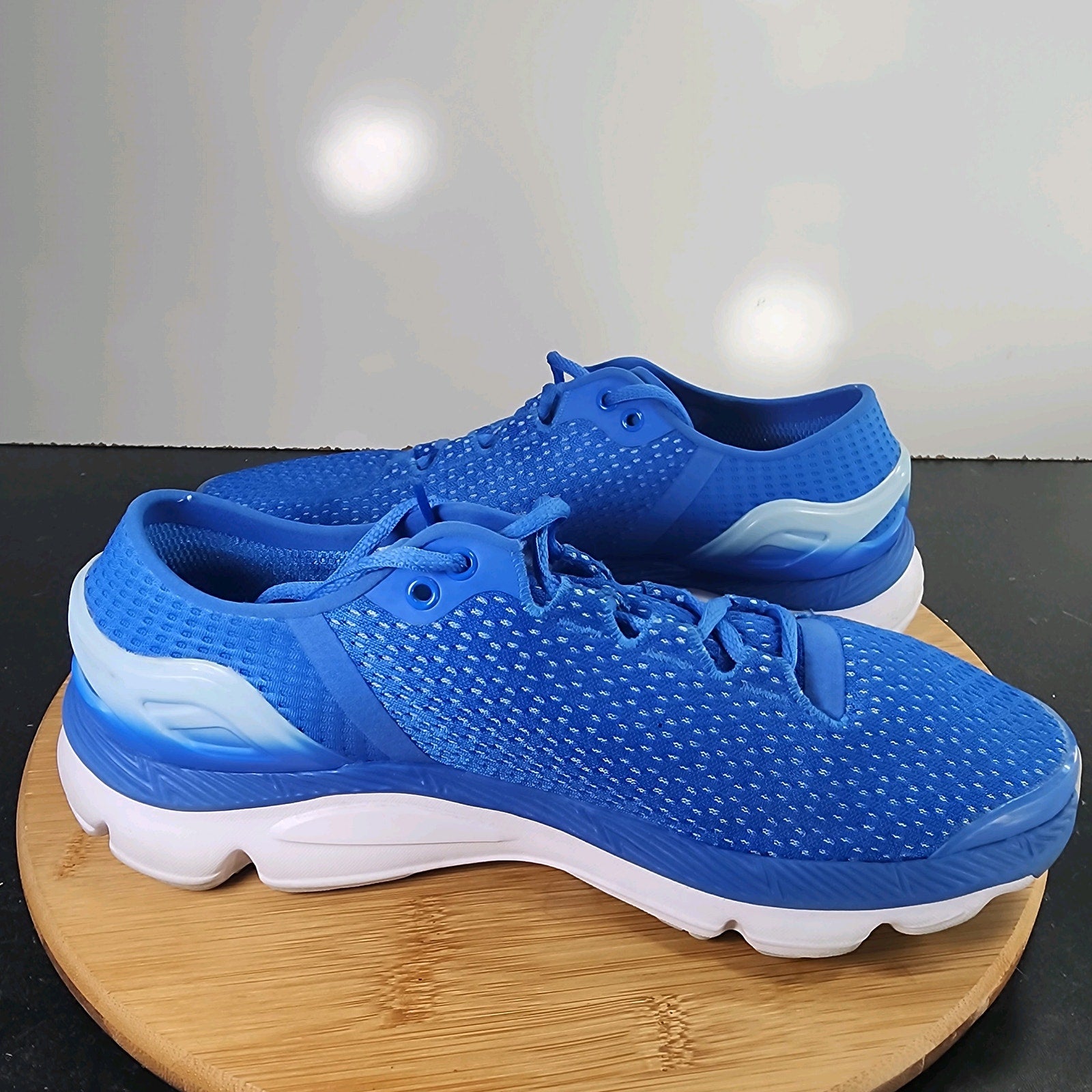 Women's Under Armour Charged Bandit 3 Sz 10.5 010187 Blue Mesh Running Sneakers