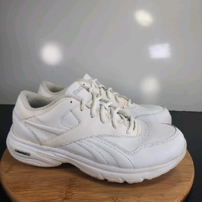 Reebok DMX Max Classic Low Sz 9.5 Womens 008979 Triple White Athletic Sneakers