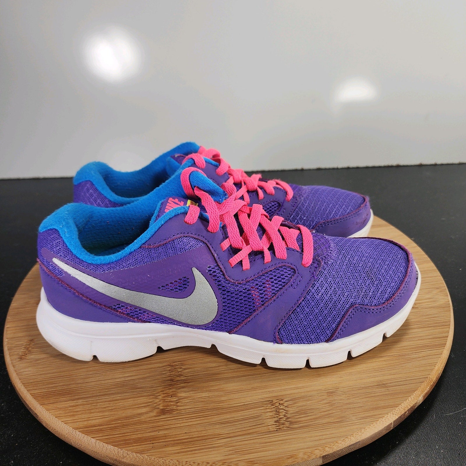 Nike Flex Experience RN Sz 5 Youth=6.5Womens 009781 Purple Mesh Running Sneakers