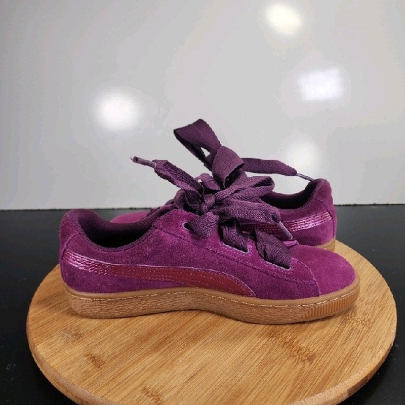 PUMA Suede Classic Sz 6 Youth=7.5Womens 008898 Purple Running Athletic Sneakers