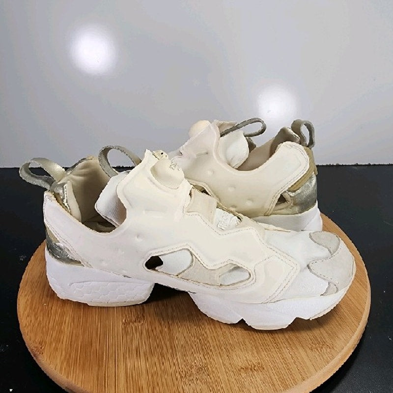 Reebok Instapump Fury Classic Low Sz 8Womens 009019 White Running Sneakers Shoes