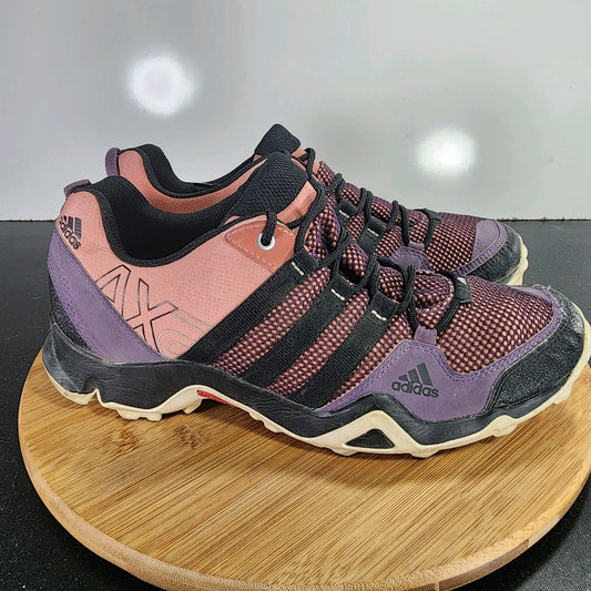 adidas AX2 Low Sz 10 Womens 009466 Purple Pink Mesh Trail Hiking Sneakers Shoes