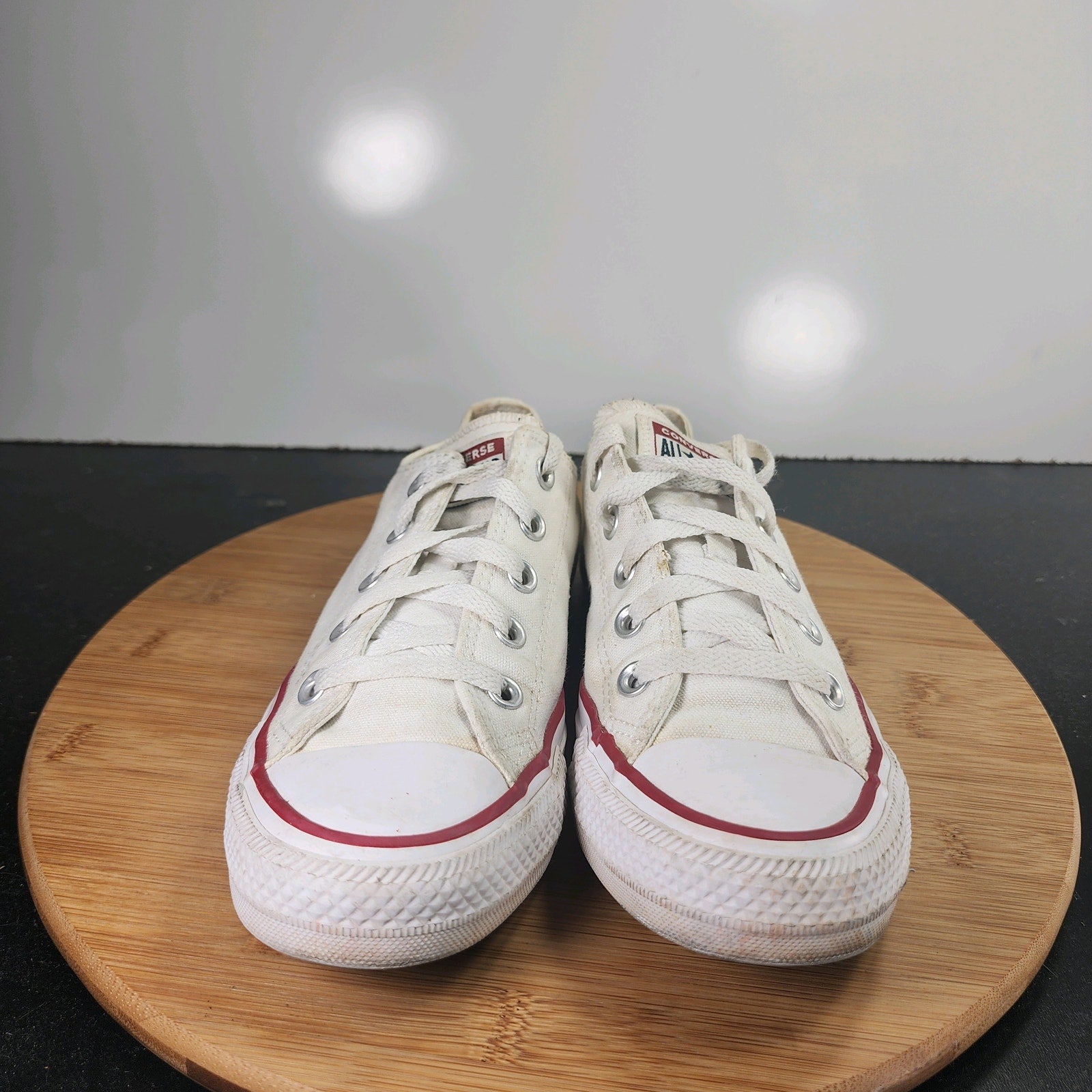 Women's Converse Chuck Taylor All Star Sz 6 010164 White Canvas Casual Sneakers