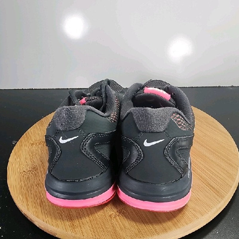 Nike Dual Fusion Run Low Sz 10 Womens 009090 Black White Pink Running Sneakers