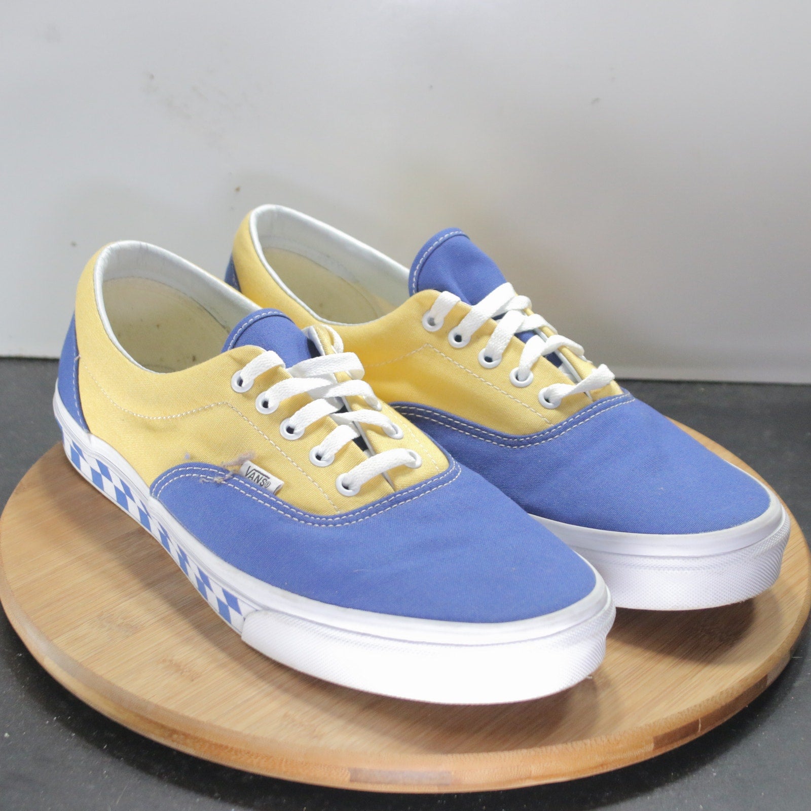 VANS Era BMX Low Size 13 Mens 008591 Blue Yellow White Skateboarding Sneakers