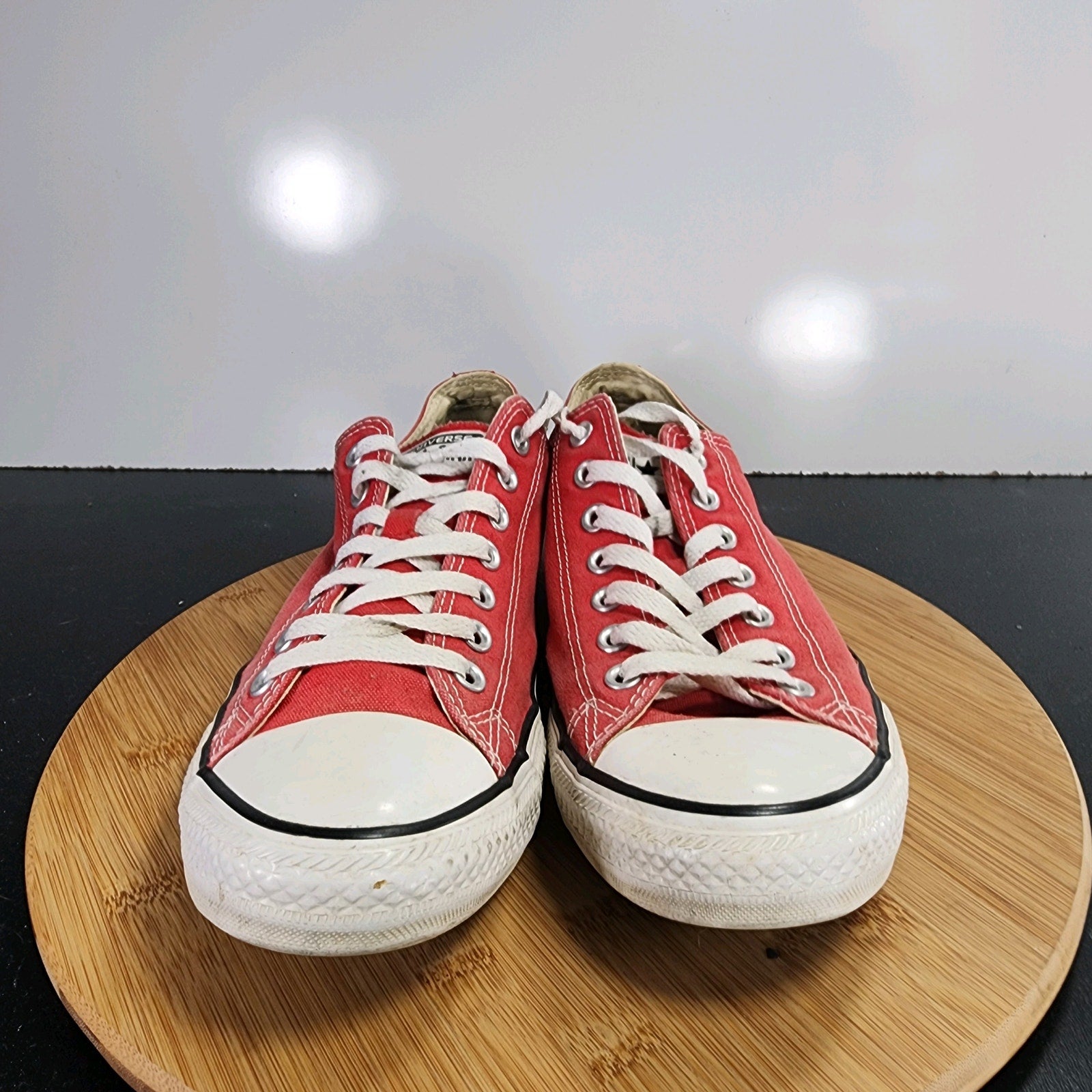 Converse Chuck Taylor All Star Low Sz 10 Mens 009353 Red White Casual Sneakers