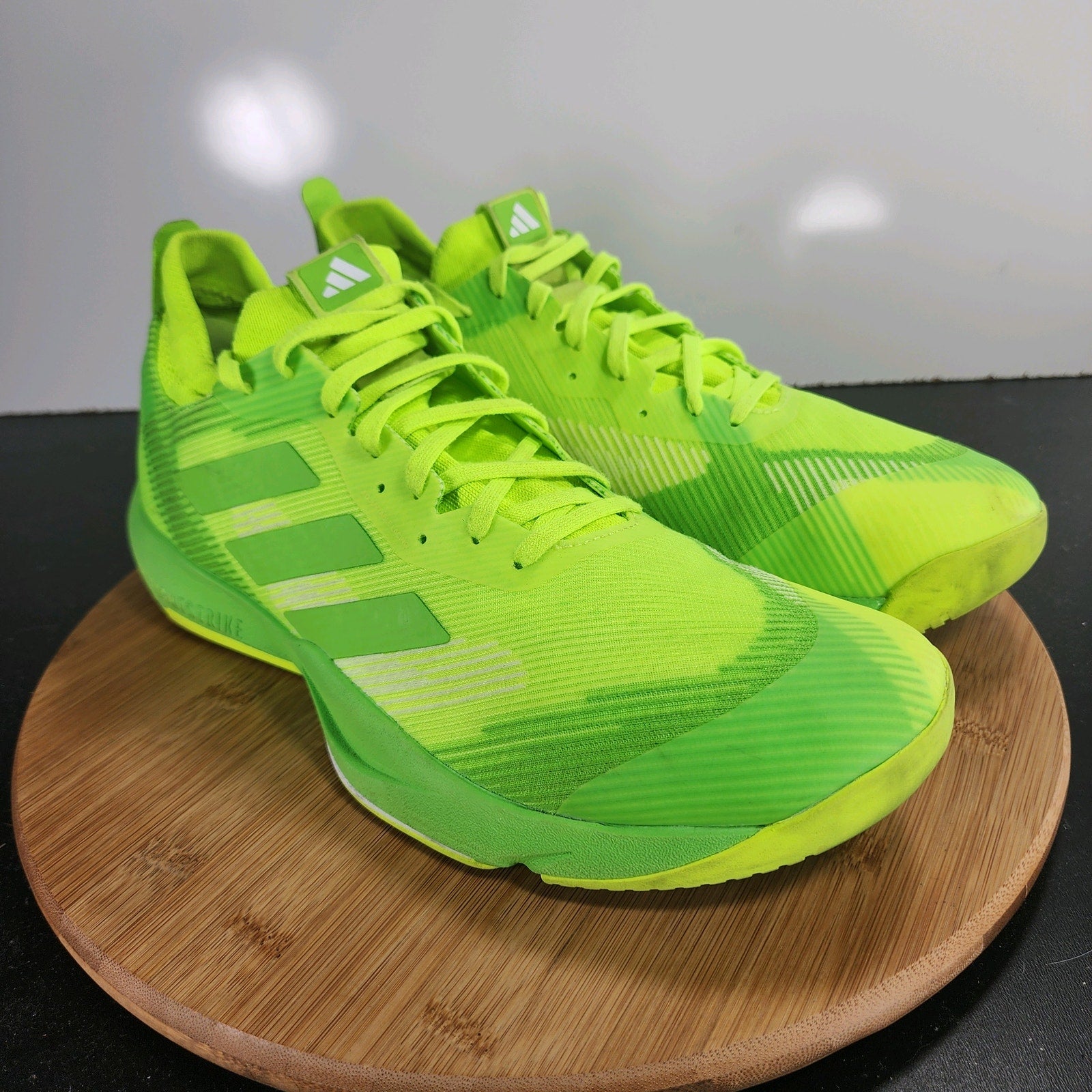 adidas Rapidmove Adv Low Sz 11.5 Mens 009785 Lime Green Mesh Training Sneakers