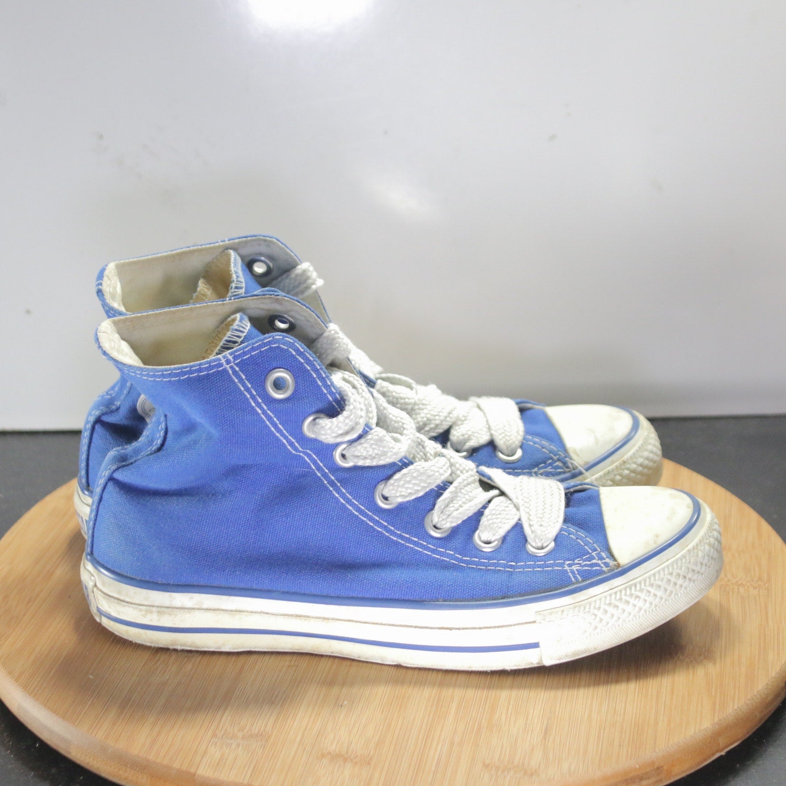 Converse Chuck Taylor All Star Hi Sz 6.5Womens 008238 Blue White Casual Sneakers