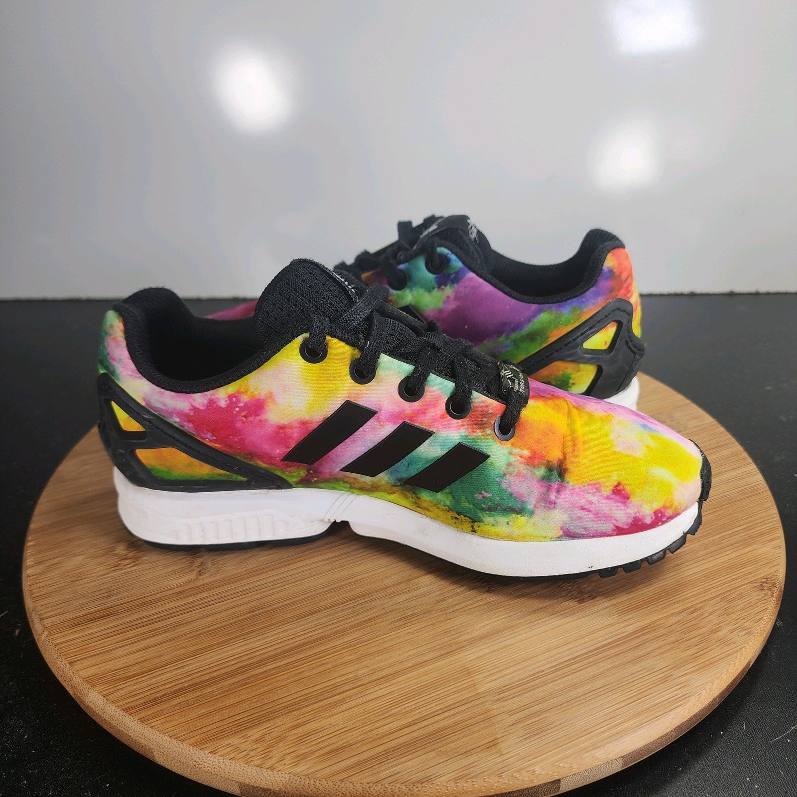 Sz 5Youth Fit 6.5Womens Adidas ZX Flux Torsion 009880 Pink Mesh Running Sneakers