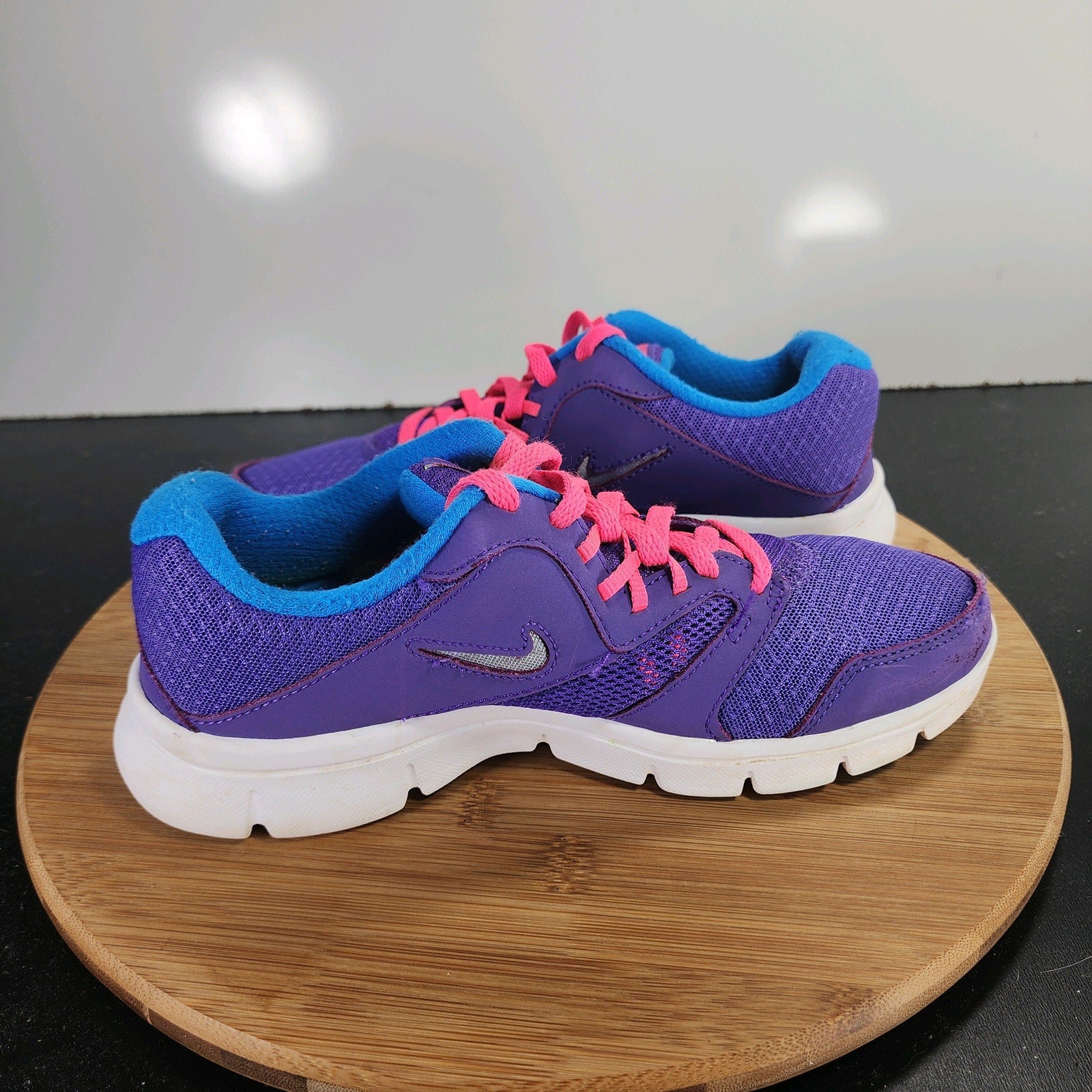 Nike Flex Experience RN Sz 5 Youth=6.5Womens 009781 Purple Mesh Running Sneakers