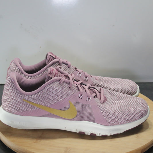 Nike Flex TR 8 Low Size 11 Womens 008566 Purple Gold Running Training Sneakers