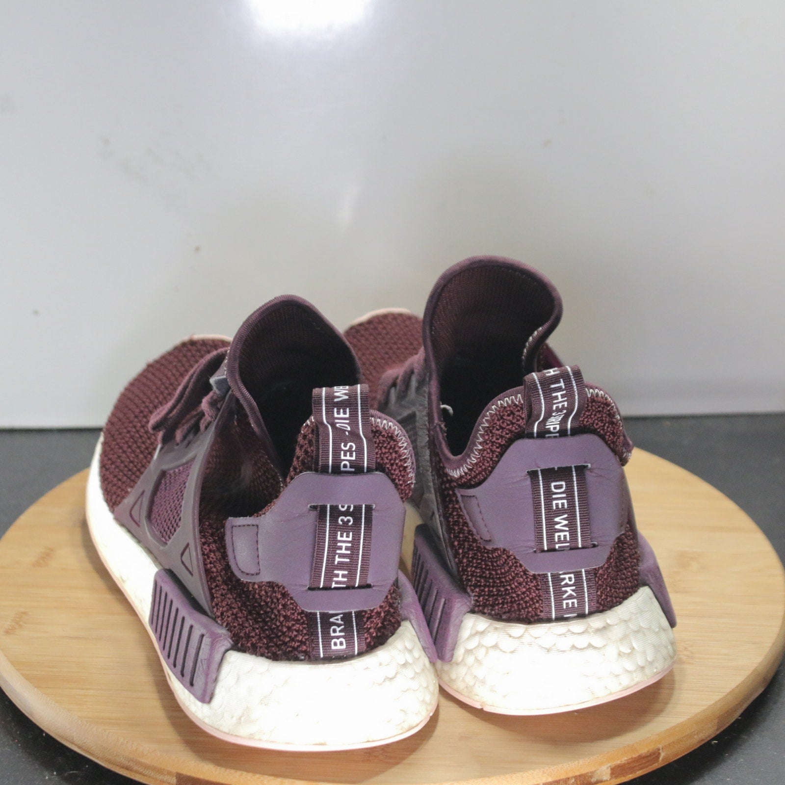 adidas NMD R1 Low Size 11 Womens 008322 Burgundy Running Athletic Sneakers