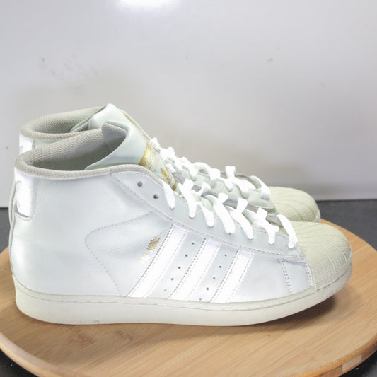 adidas Pro Model Sz 7youth=8.5women 008329 Light Green White Basketball Sneakers