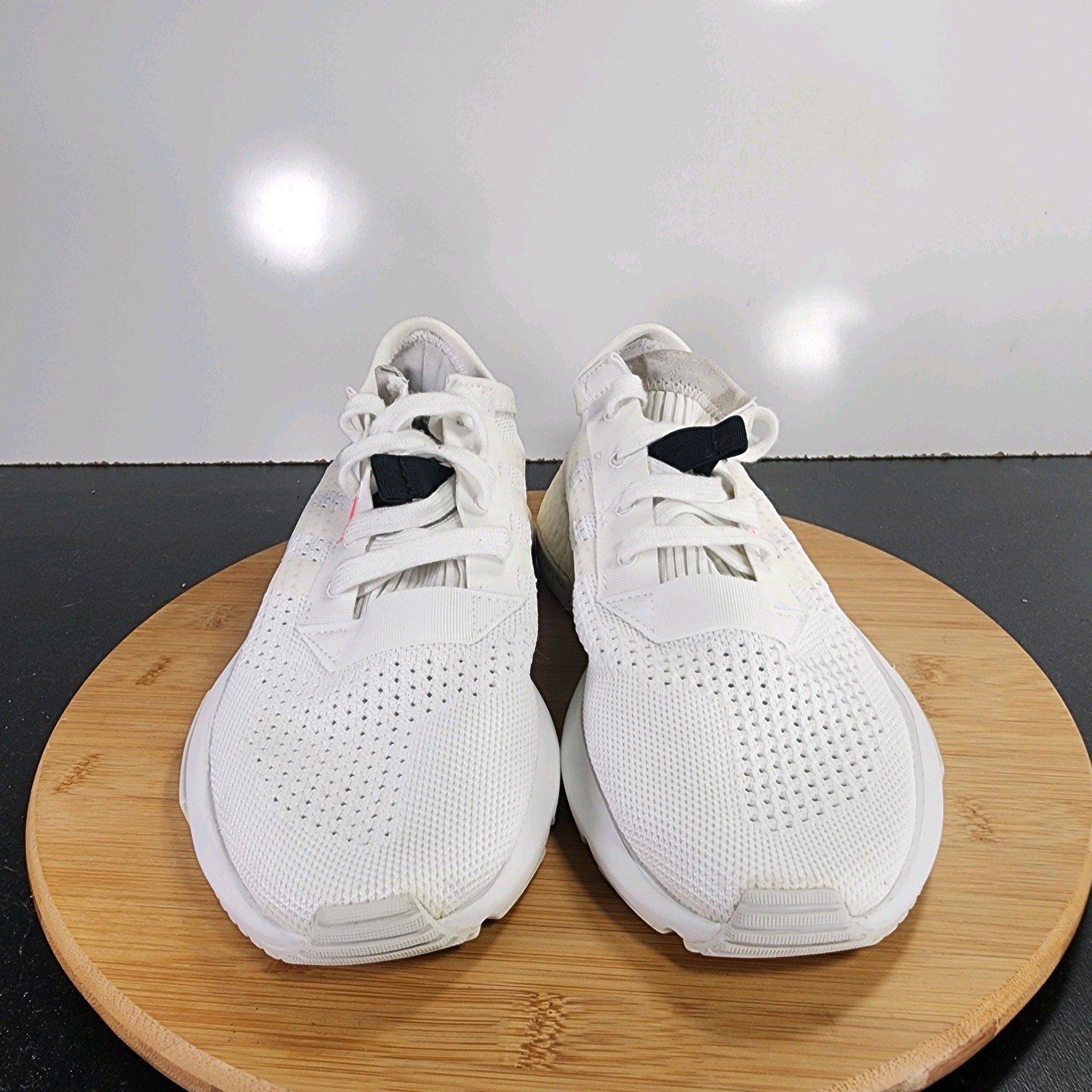 adidas Pod-S3.1 Sz 7.5 Womens 009438 Cloud White Black Running Athletic Sneakers