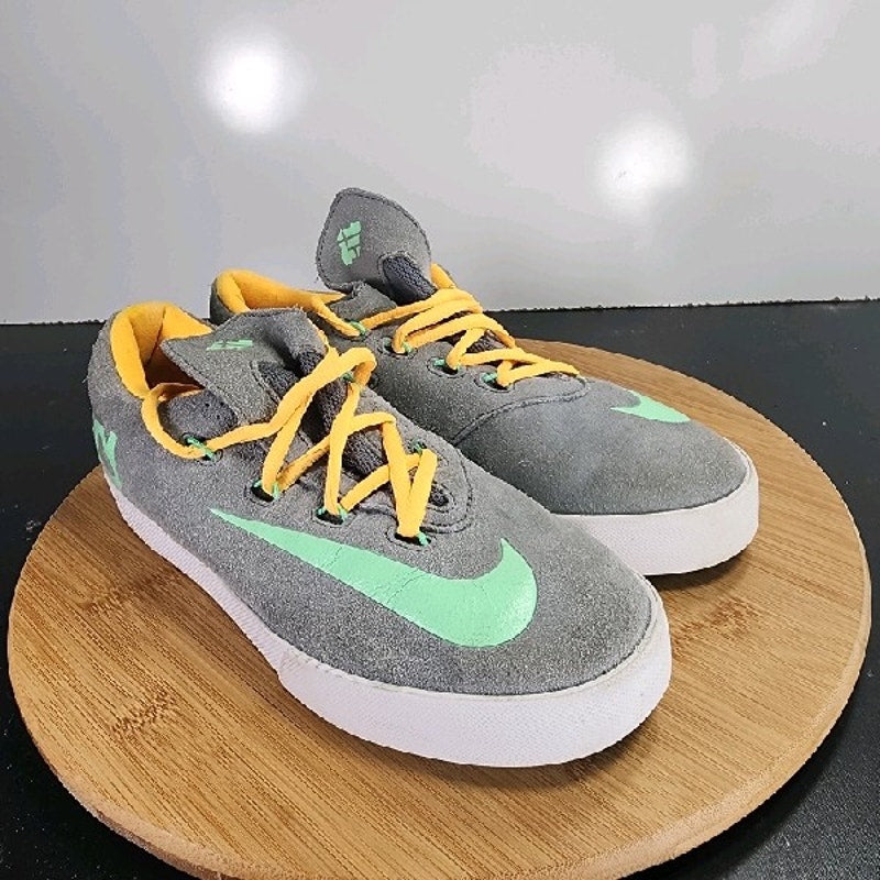 Nike KD Vulc Low Sz 6 Youth=7.5Womens 009130 Green Orange Running Sneakers Shoes