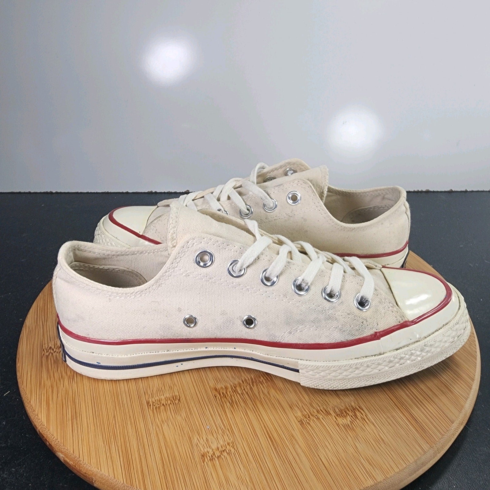 Women's Converse Chuck Taylor All Star Sz 8 010176 White Canvas Casual Sneakers