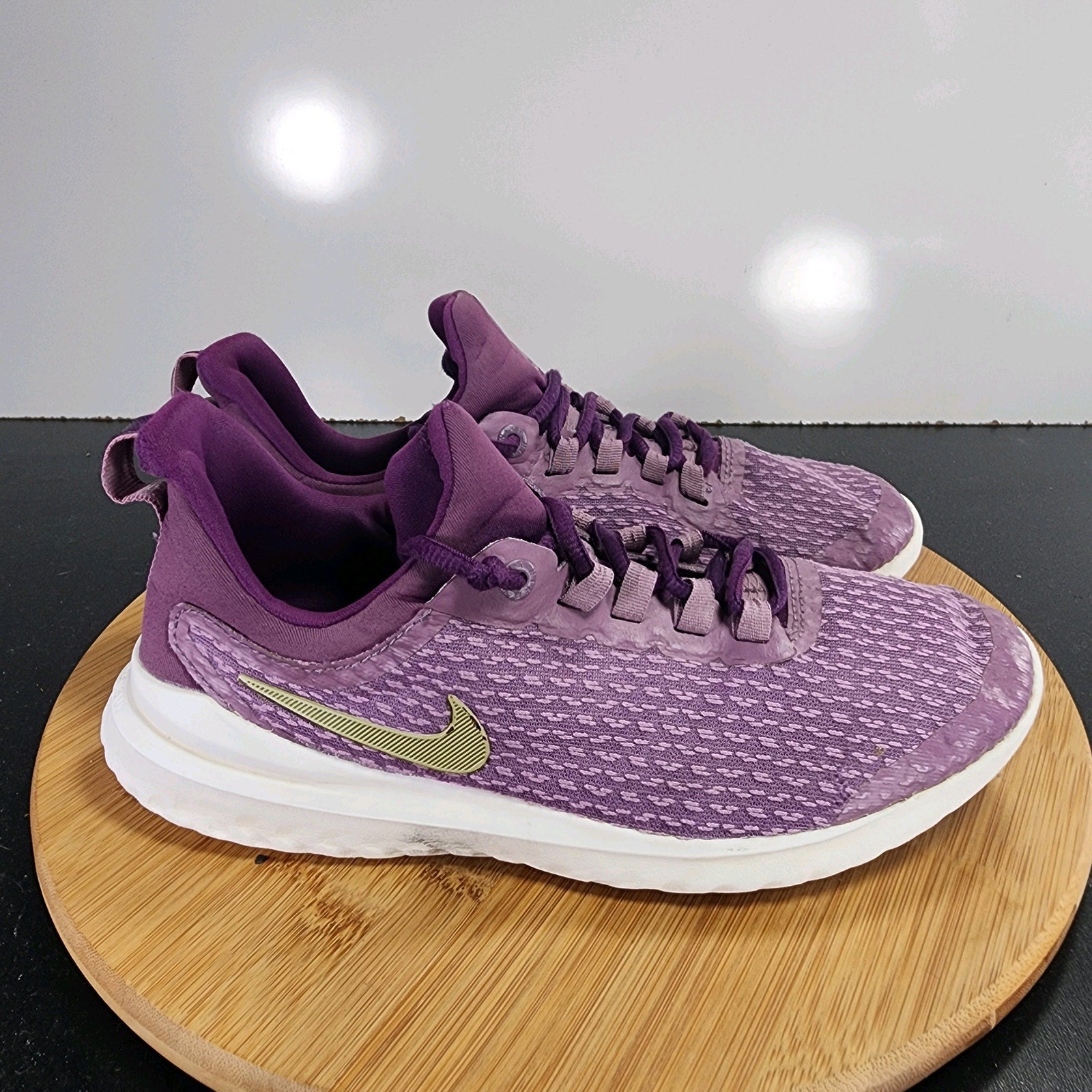 Nike Renew Rival Sz 5.5 Youth=6.5Womens 009339 Purple Running Trainers Sneakers