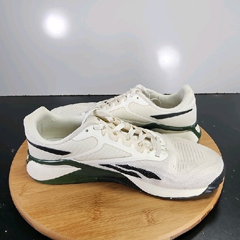 Reebok Nano X2 Low Sz 7.5Mens 009036 White Black Running Athletic Sneakers Shoes