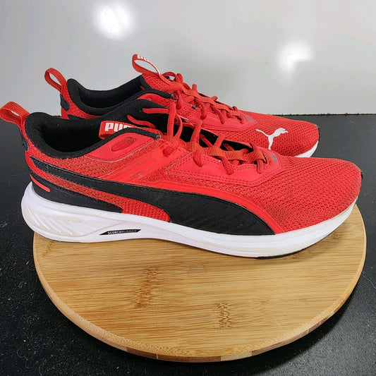 PUMA Scorch Runner Sz 13 Mens 009717 Red Mesh Running Athletic Sneakers Shoes