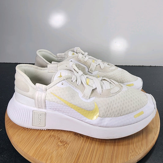 Women's Nike Downshifter 12 Sz 9.5 010149 White Mesh Running Training Sneakers