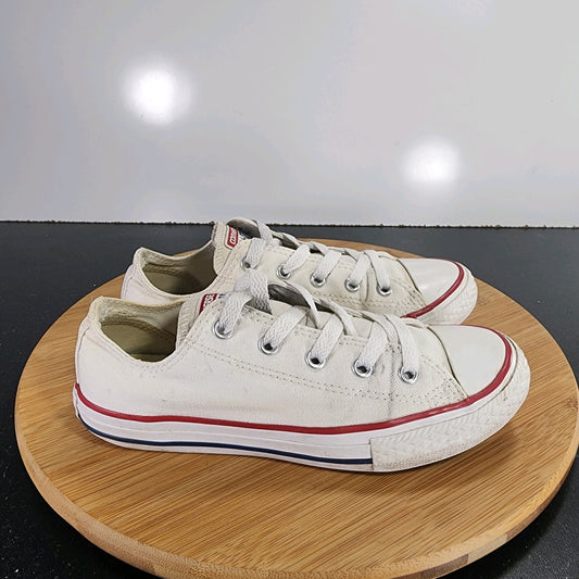 Converse Chuck Taylor All Star Low Sz 2Big Kids 009386 White Red Casual Sneakers