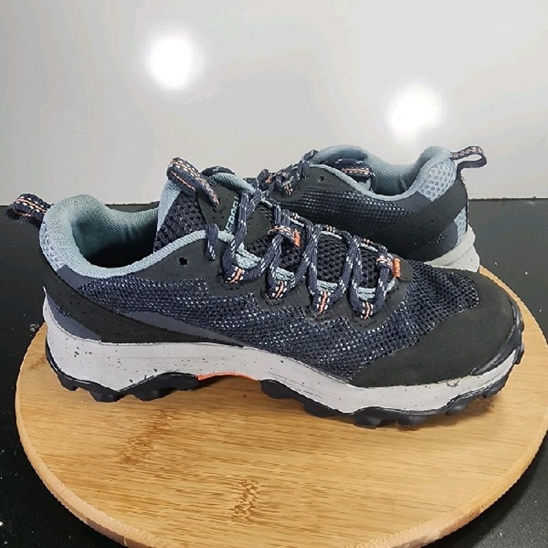 Merrell Speed Strike GTX Sz 7.5 Womens 009132 Black Gray Hiking Sneakers Shoes