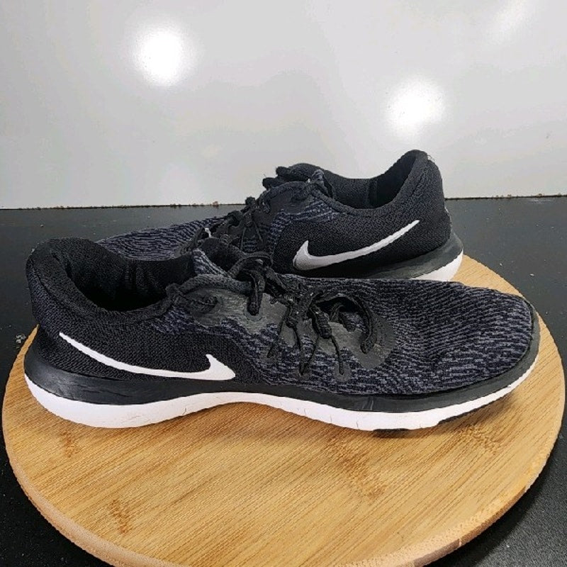 Nike Flex Supreme TR 6 Sz 8.5Womens 009139 Black White Running Training Sneakers