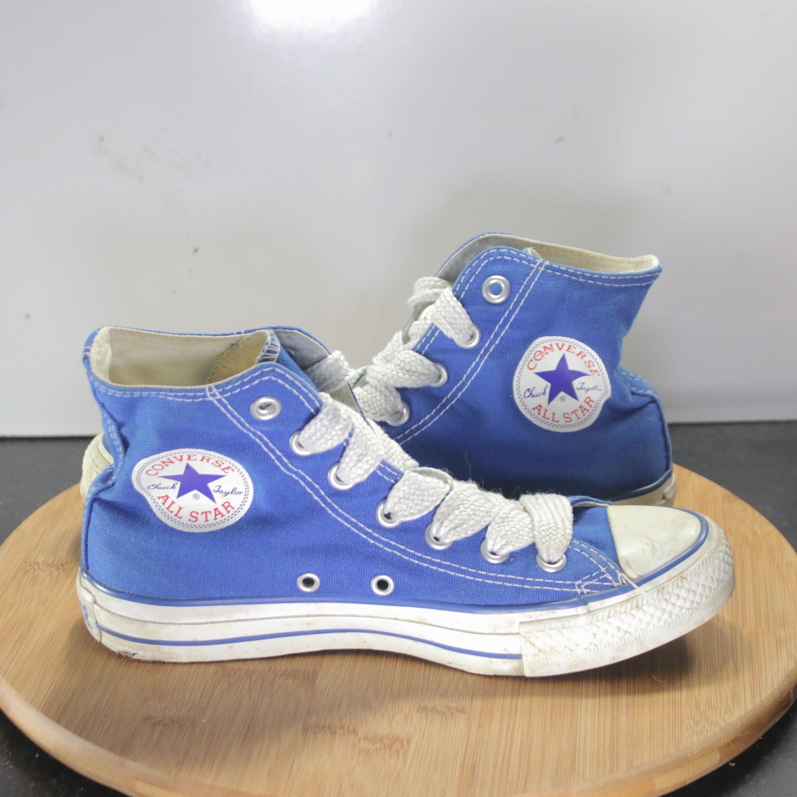 Converse Chuck Taylor All Star Hi Sz 6.5Womens 008238 Blue White Casual Sneakers