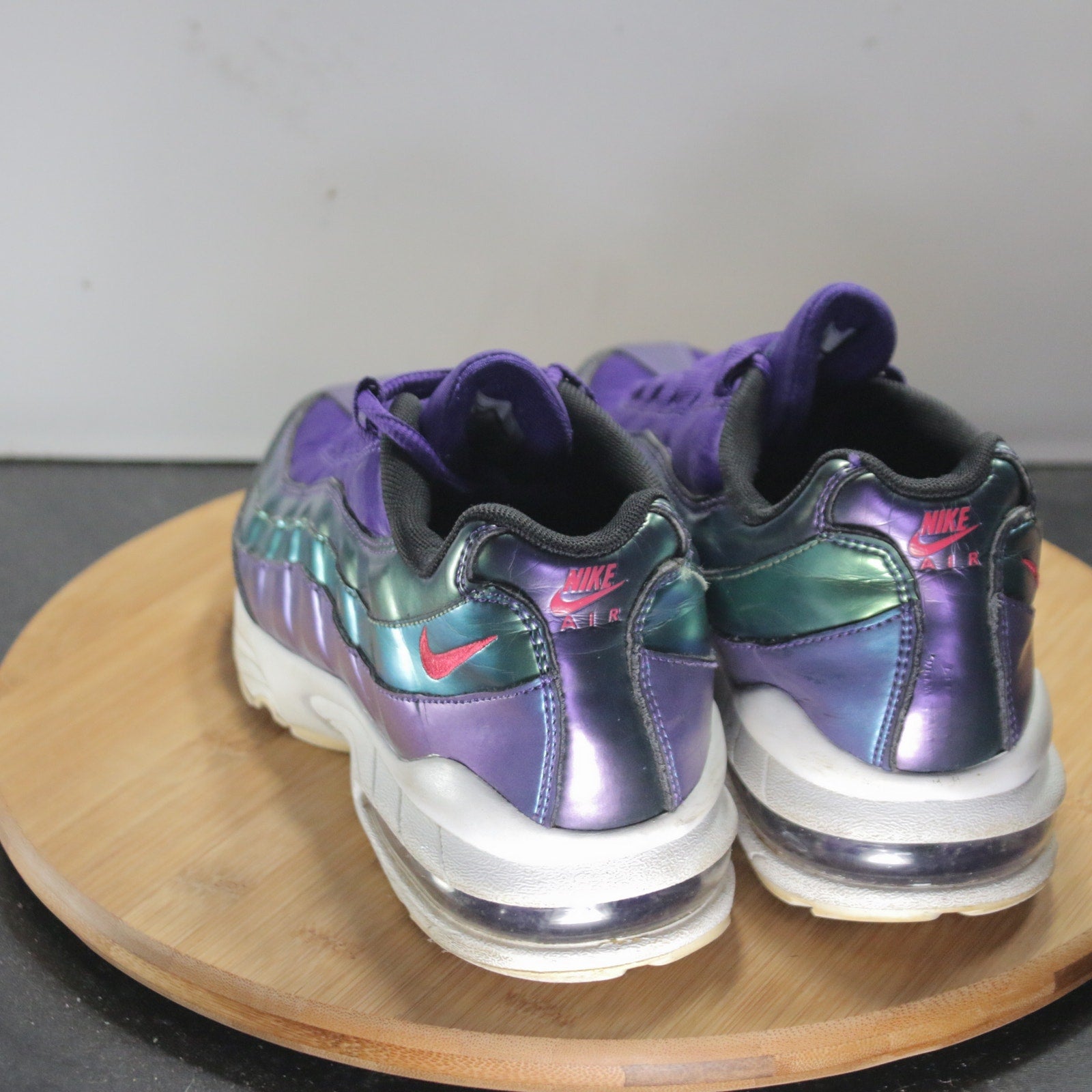 Nike Air Max 95 Low Sz 7 Youth=8.5Womens 008796 Purple Blue Athletic Sneakers