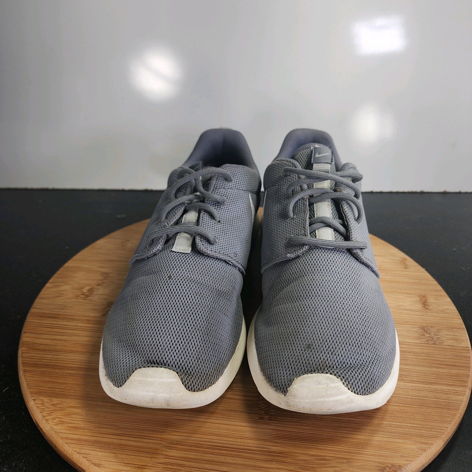 Women's Nike Roshe One Low Sz 9.5 010053 Gray Mesh Running Casual Sneakers Shoes