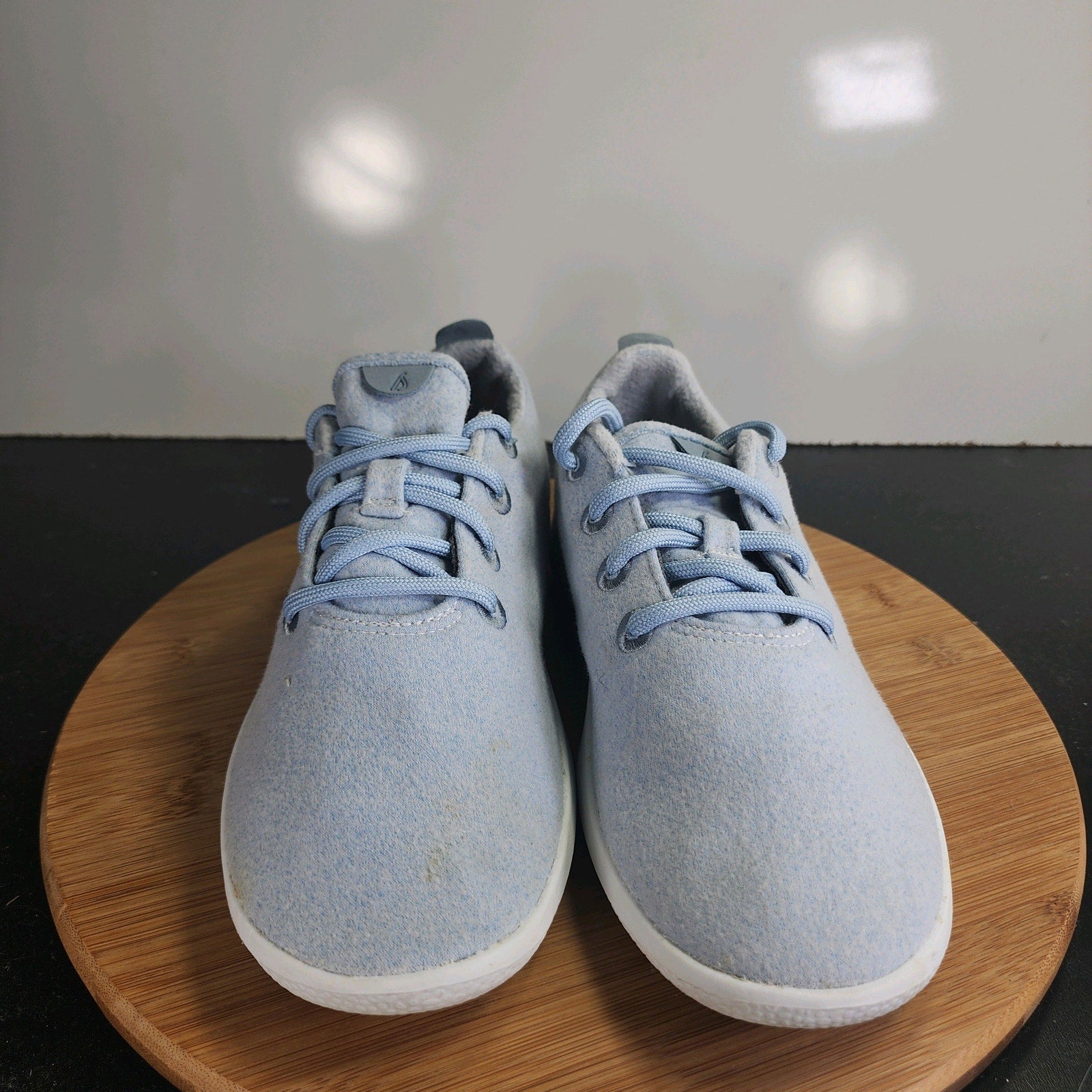 Women's Allbirds Wool Runners Low Sz 9 010066 Blue Knit Casual Sneakers Shoes